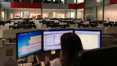 Gestora de emergencias del 112.