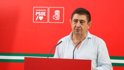 Francisco Reyes en una foto de archivo en la sede del PSOE jiennense. / PSOE de Jaén.