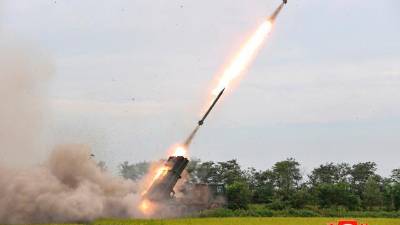 Misil balístico lanzado en 2024. Archivo.