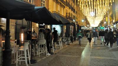 Bernabé Soriano, durante la Navidad pasada, repleta de gente. Archivo. / Diario JAÉN.