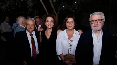 Rafael Cano, Ana María Cano, Sonia Romero y Santiago Cano en los Jiennenses del Año 2024, celebrados el pasado 30 de mayo de 2025. / Diario JAÉN.