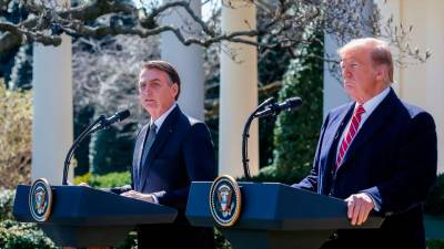 Bolsonaro y Trump, en una imagen de archivo. / Isac Nobrega / Palacio do Planalto / DPA.