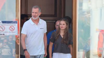 El Rey Felipe junto a la Infanta Leonor en Palma de Mallorca. / Europa Press. 