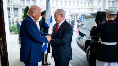 Trump y Netanyahu, en la Casa Blanca. / White House / Contacto / Europa Press.