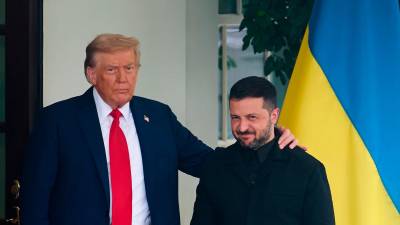 Donald Trump y Zelenski, en la reunión en la Casa Blanca. / Hu Yousong / Contacto / Europa Press.