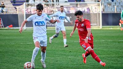 Jugada del Real Jaén frente al Motril. / Real Jaén.