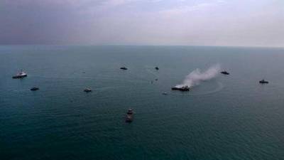 Maniobras navales conjuntas de Irán y Rusia en el mar Caspio en julio de 2025. Archivo. / Europa Press.