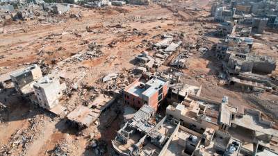 Derna, la ciudad arrasada en la que se derrumbó un pantano. / Hamza Turkia / Xinhua News / Contactophoto / Europa Press.