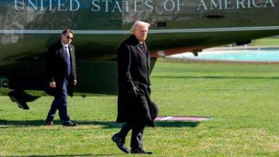 El presidente de EEUU, Donald Trump, a su llegada a la Casa Blanca. Archivo. / Europa Press.