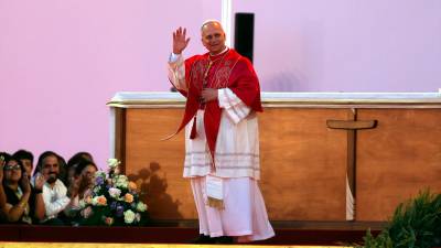 El Papa Leo XIV preside la Vigilia de Oración en Tor Vergata. / Marco Lacobucci / Europa Press. 