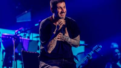 Melendi, en un concierto en el WiZink Center. / Ricardo Rubio / Europa Press.