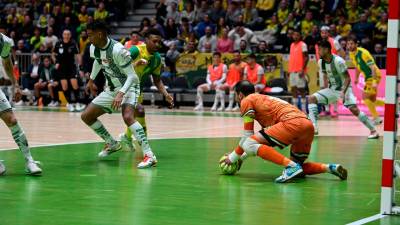 Partido de la pasada temporada en el Olivo Arena entre el Jaén Paraíso Interior y el Córdoba Patrimonio. / Jaén FS