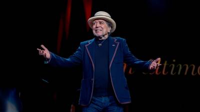 Imagen de archivo del último concierto de la carrera de Joaquín Sabina, que tuvo lugar en el Movistar Arena, en Madrid. / Ricardo Rubio / Europa Press.