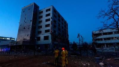  Imagen de archivo de un ataque ruso en Kiev. / Kirill Chubotin / Europa Press. 