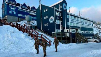 Soldados en el Arktisk Kommando (Comando Ártico) en Nuuk, Groenlandia, una unidad de las Fuerzas Armadas Danesas. Archivo.