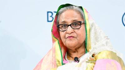  La ex primera ministra de Bangladesh Sheij Hasina. Archivo.