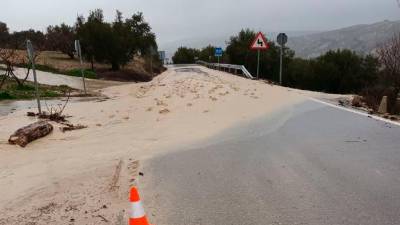 Una de las vías afectadas. / Diputación de Jaén.