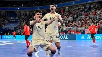 Antonio Pérez celebra uno de los goles de la final / UEFA