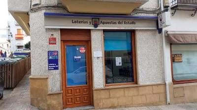 Administración de Loterías Número 2, situada en la Carrera de Jesús, 40, Porcuna. / Lotería y Apuestas del Estado.