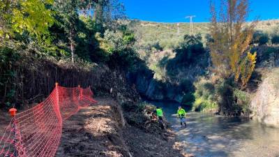 Obras de la segunda fase de Los Cañones.