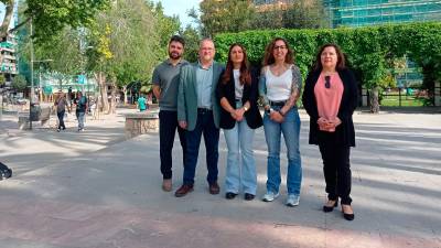 Miguel Manuel García Moreno, Francisco López Ruano, Loli Montávez, Laura Cerezuela y Francisca Paula Calero Mena.