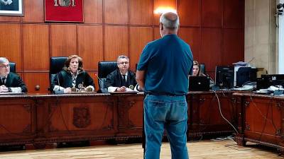 El acusado durante su declaración ante el tribunal. / Europa Press.