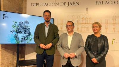 Francisco Javier Lozano, José Ayala y María Espejo durante la rueda de prensa. / Juanfran Paredes / Diario JAÉN.