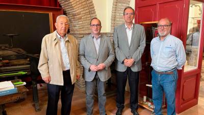 Luis Jaén Varela, José Ayala, Juan del Arco y Francisco Godino Sánchez. / Álvaro Guzguti / Diario JAÉN.