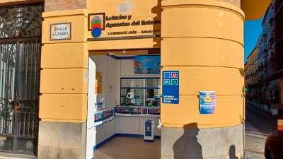 Administración de la calle Álamos, en Jaén, en imagen de archivo. 