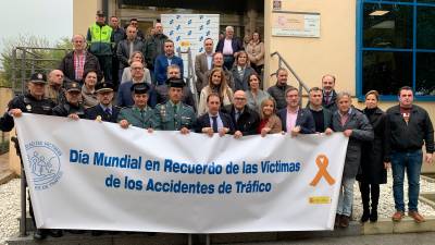 Acto institucional en homenaje a las víctimas de accidentes de tráfico con motivo del día mundial. / Pablo Espinosa Luna / Diario JAÉN.