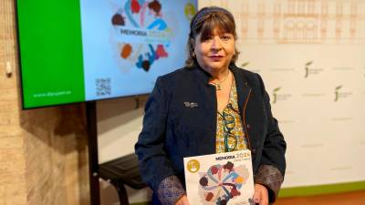 Pilar Parra, diputada de Economía, Hacienda, Asistencia a Municipios y Recursos Humanos de la Diputación Provincial de Jaén. / Diputación de Jaén.