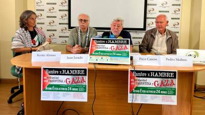 Francisco Casero, Juan Jurado, Pedro Molino y Ronte Alonso. / Álvaro Guzguti / Diario JAÉN.