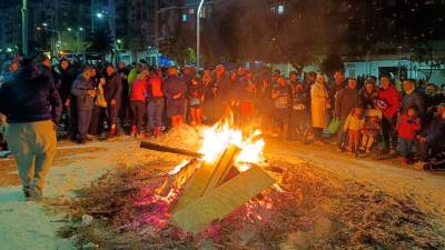 Celebración con lumbres en Jaén de la fiesta de San Antón, 18 de enero de 2025. Archivo. / Ayuntamiento de Jaén.