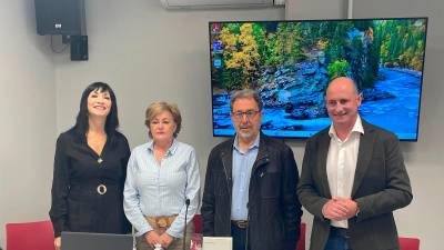 Mariola Cabrera, Paqui Romero, Antonio Navarro y José Luis Hidalgo. / A. Bravo