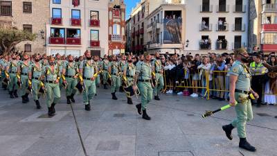 La Buena Muerte, a su salida de la Catedral de Jaén. / Jason Moyano / Diario JAÉN.