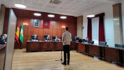 El acusado prestando declaración durante el juicio. / Europa Press.