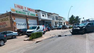 Colisión frontal en Arroyo del Ojanco. 