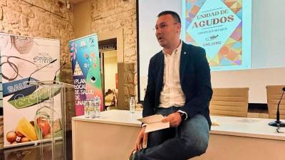 Daniel Campos López, en las I Jornadas de Salud Mental en Linares.