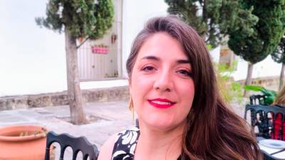 María del Pilar Galiano Cruz, autora de “No pienses en un oso en blanco”