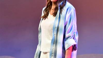 Paz Padilla en los primeros minutos de “El humor de mi vida”. / Fran Miranda / Diario JAÉN.