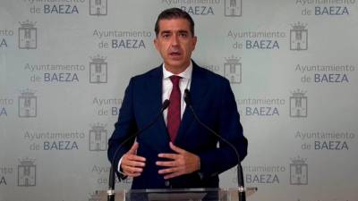 El alcalde de Baeza, Pedro Cabrera.