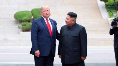 Donald Trump y Kim Jong Un. YNA / DPA / Europa Press.