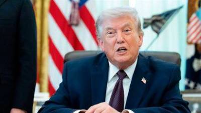 El presidente de Estados Unidos, Donald Trump, en el Despacho Oval de la Casa Blanca, en Washington D.C. / Europa Press.