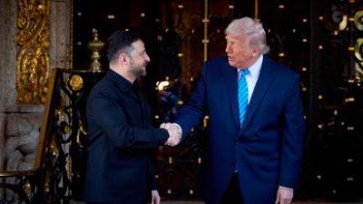 El presidente de Ucrania, Volodimir Zelenski, y el de Estados Unidos, Donald Trump. / Presidencia de Ucrania.