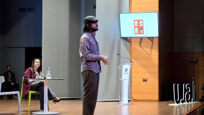 El escritor David Uclés, en una foto de archivo. / UJA.