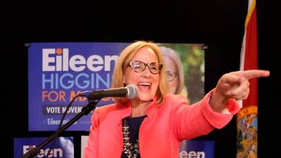 La vencedora de las elecciones a la Alcaldía de Miami (Florida), la demócrata Eileen Higgins. / Europa Press.