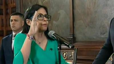 Jura de Delcy Rodríguez como presidenta encargada de Venezuela. / Gobierno de Venezuela.