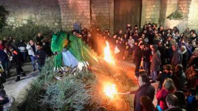 Lumbre de San Antón. Archivo. / Ayuntamiento de Jaén.