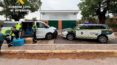 Intervención de la Guardia Civil.