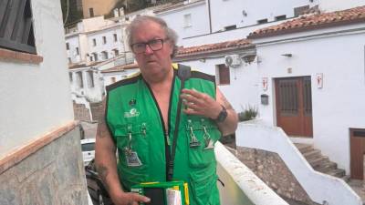 José Luis Mondéjar, vendedor de Segura de la Sierra. / ONCE.